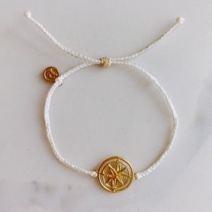RARE Pura Vida Gold Compass Bracelet
